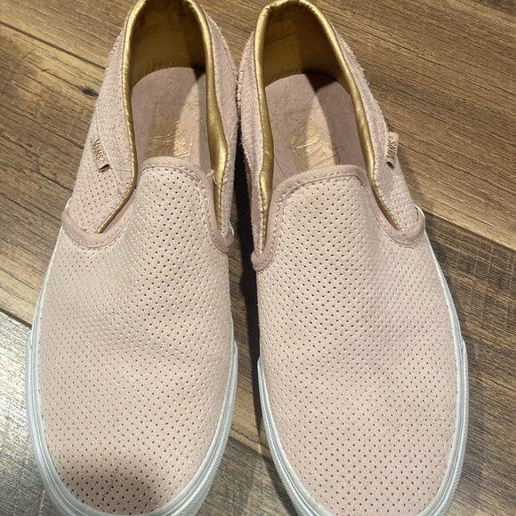 Vans pink slip ons size 8 - Picture 2 of 5
